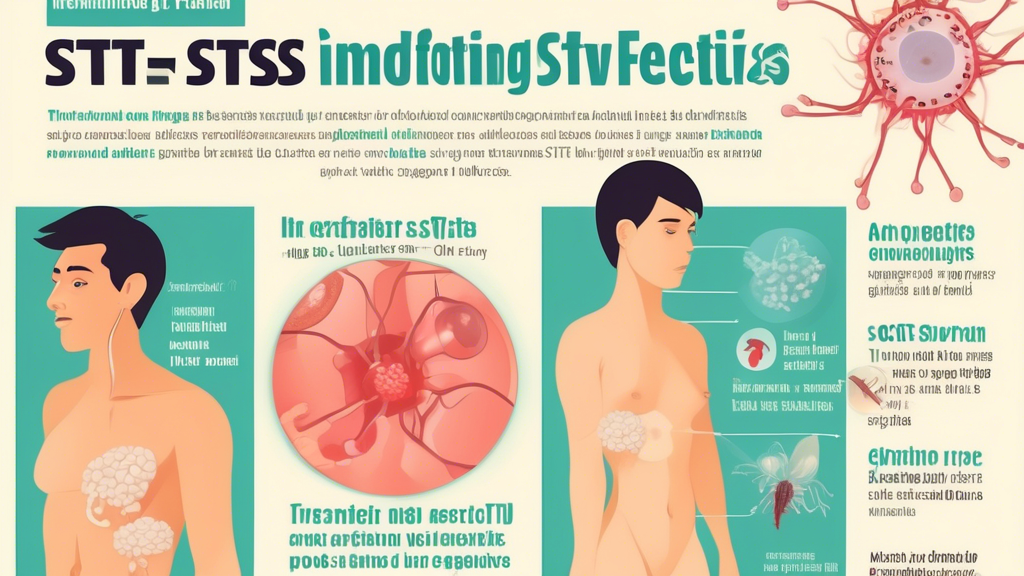 An infographic or poster that provides information about sexually transmitted infections (STIs), including how to prevent them and protect oneself. The ima